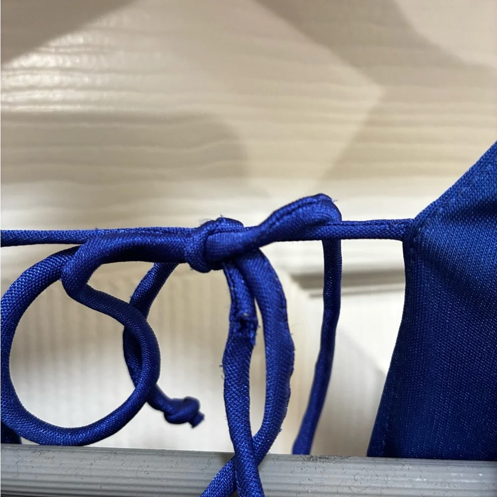 Vintage Long Sleeve Blue Dress - Picture 8 of 8